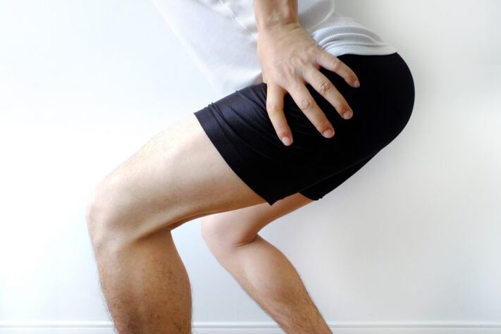 pain in the hip joint due to osteoarthritis
